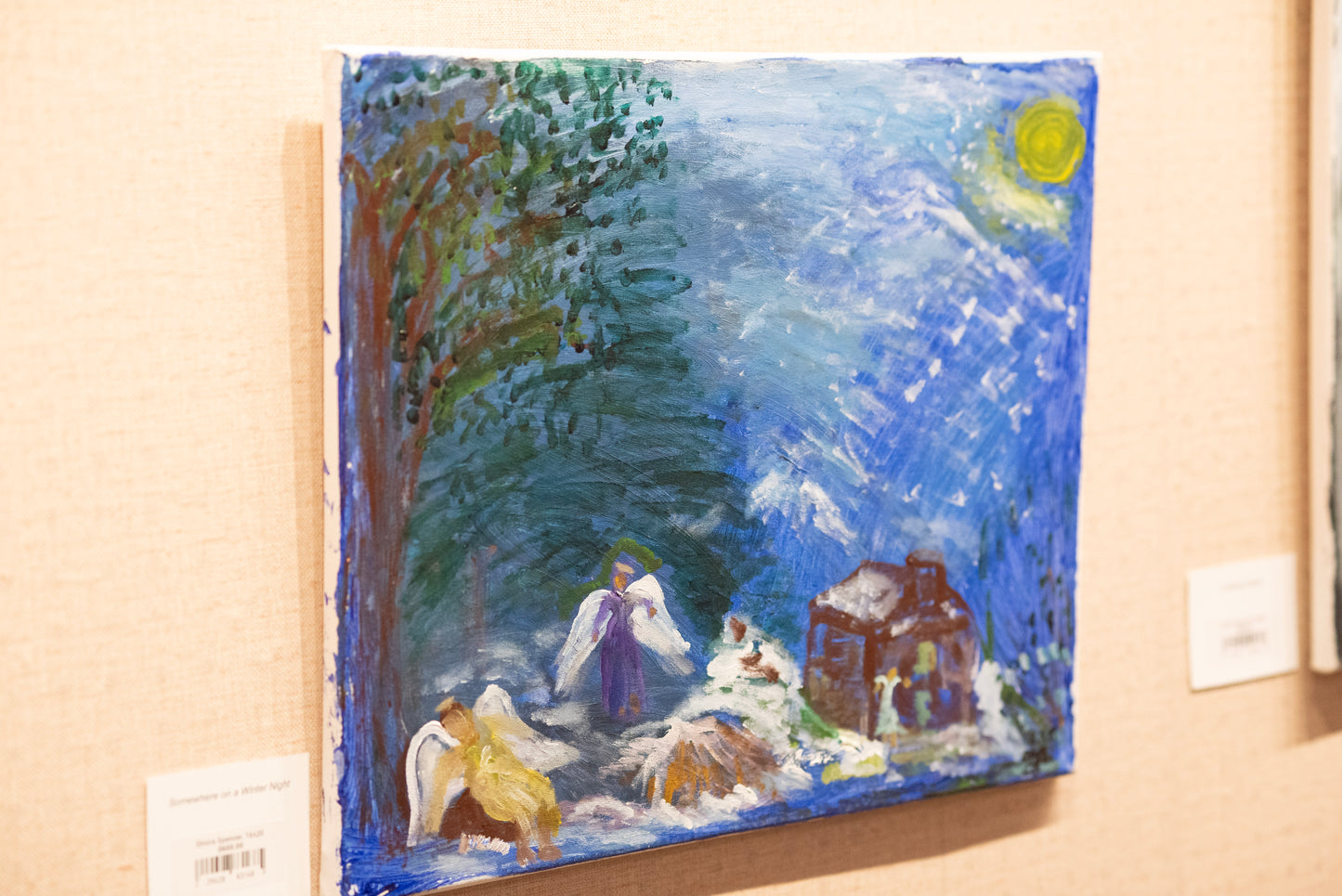 Elnora Spencer - Somewhere on a Winter Night in the Mountains