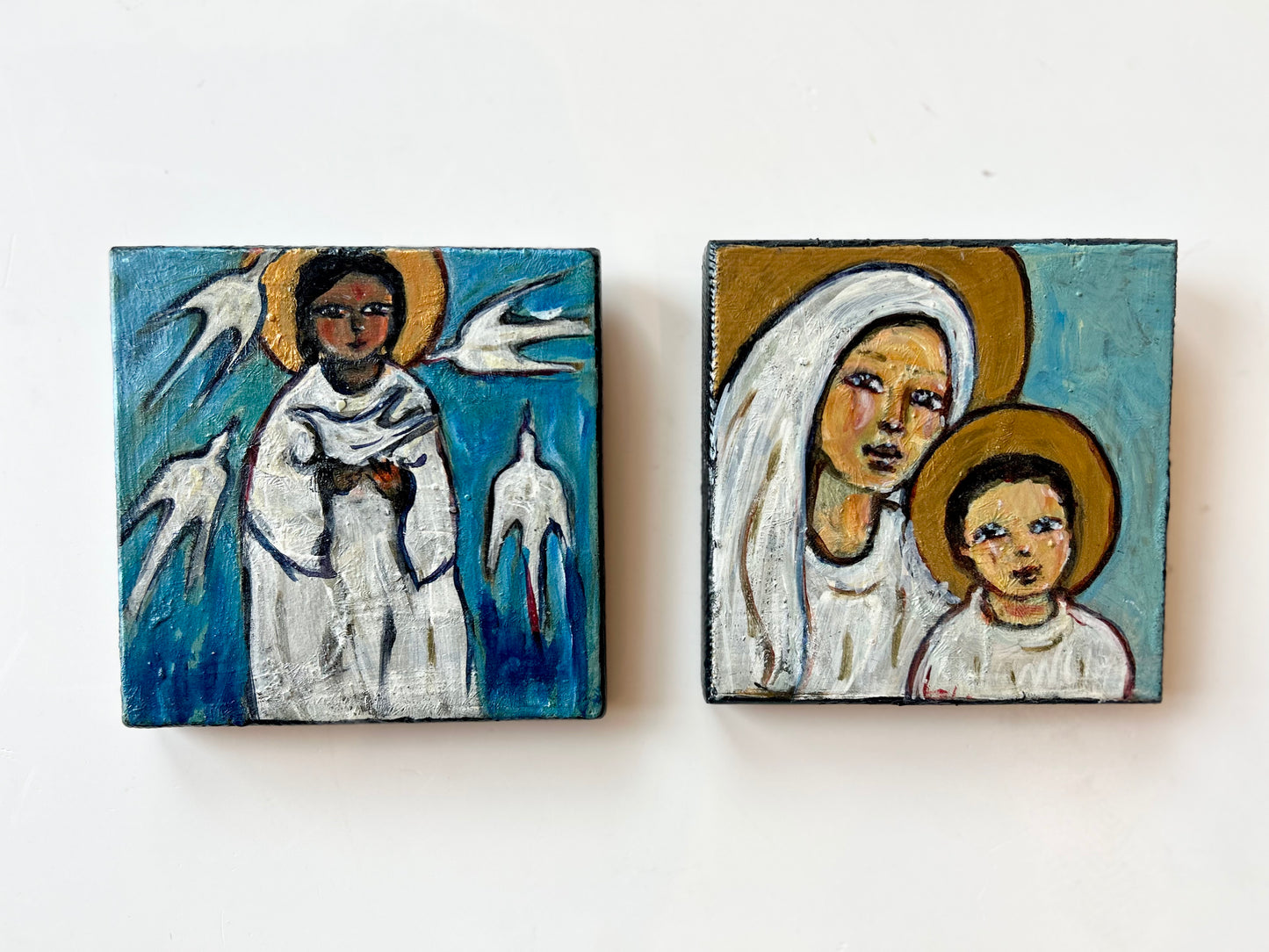 Mary Ann Casey - Madonna (left)