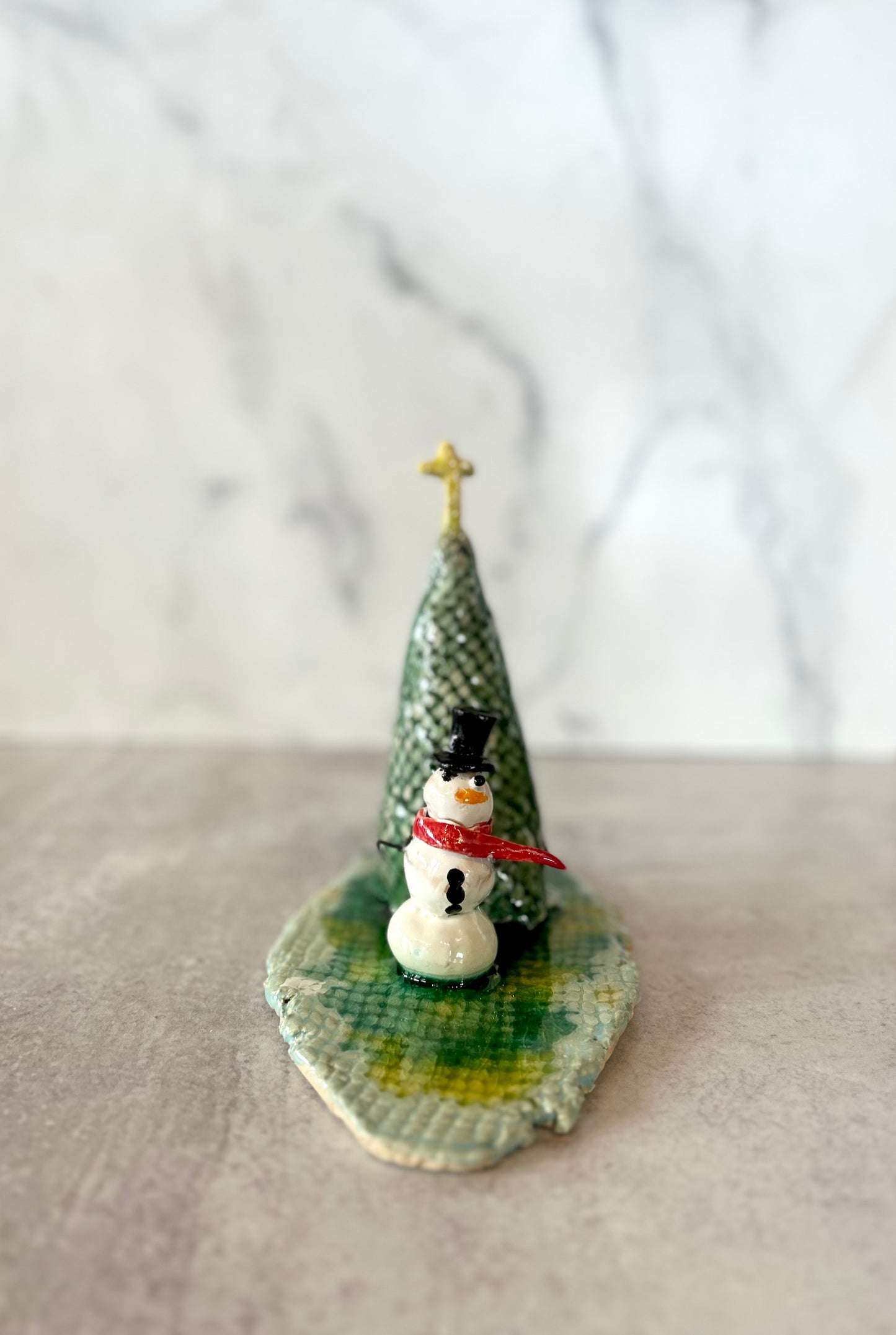 Bradford Brackin - Snowman Scene