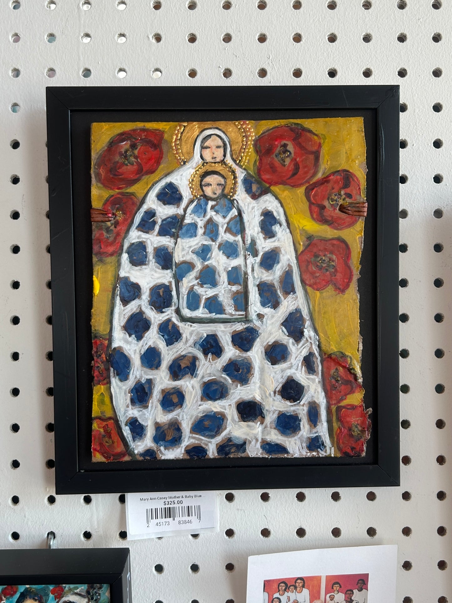 Mary Ann Casey - Mother & Baby Blue with Poppies