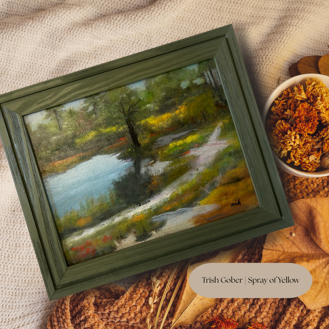 Trish Gober Spray of Yellow