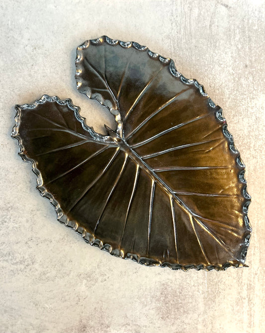 Susan Youngblood - Metallic Leaf Plate