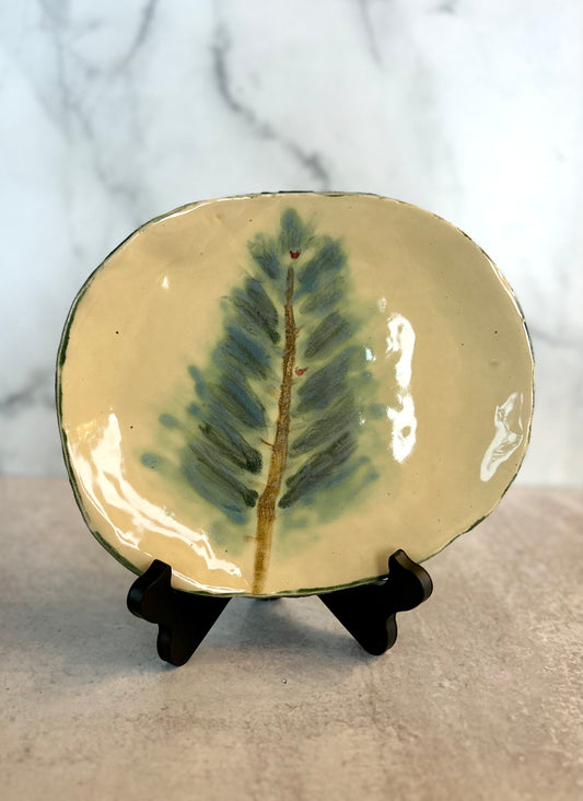 Susan Youngblood - Round Christmas Tree Plate