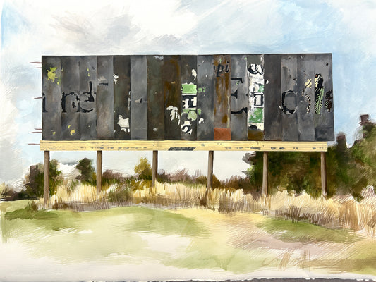 Sara Dismukes - Palimpest, Hwy 231 Northbound at Mile Marker 104